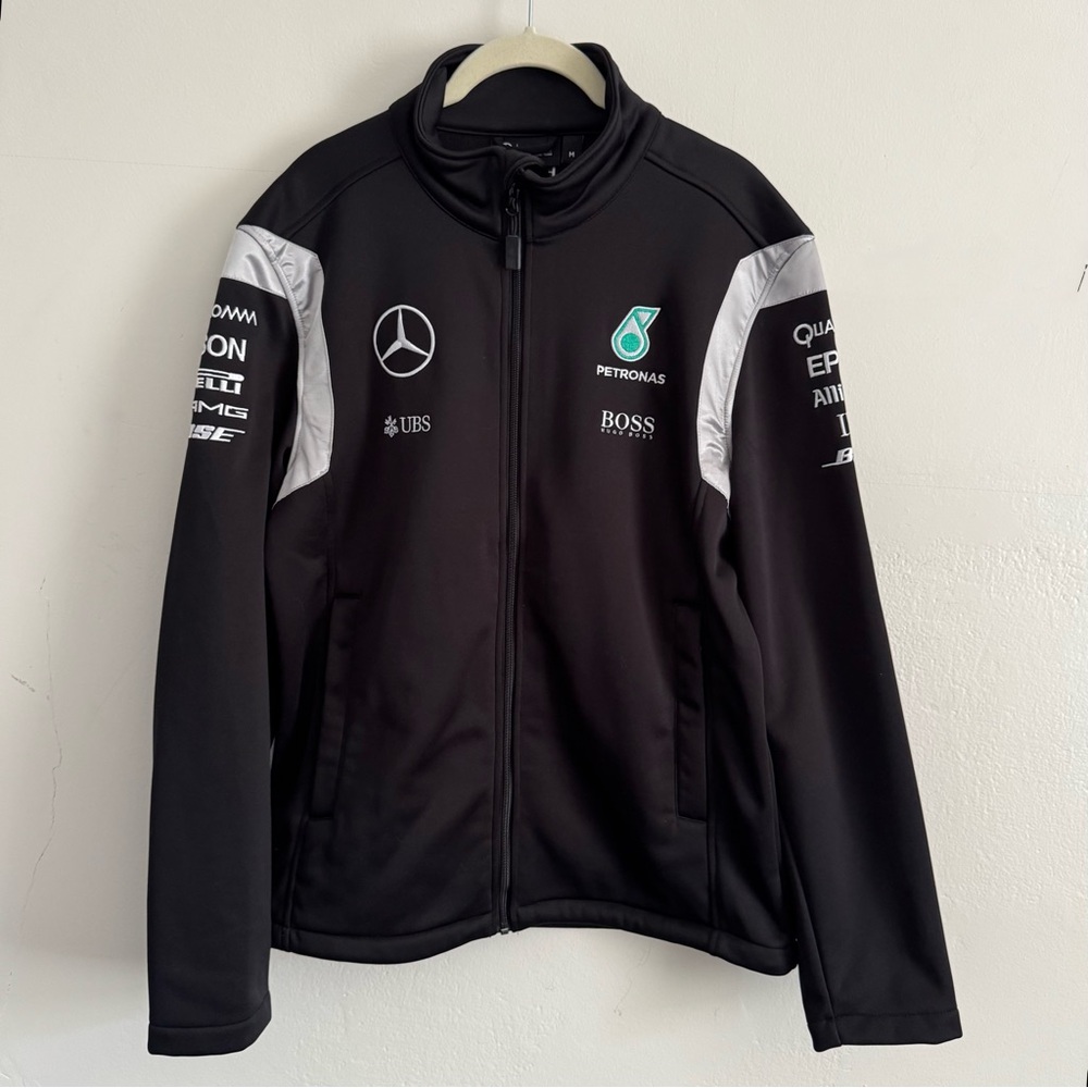 Mercedes AMG Petronas Black and White Performance Jacket